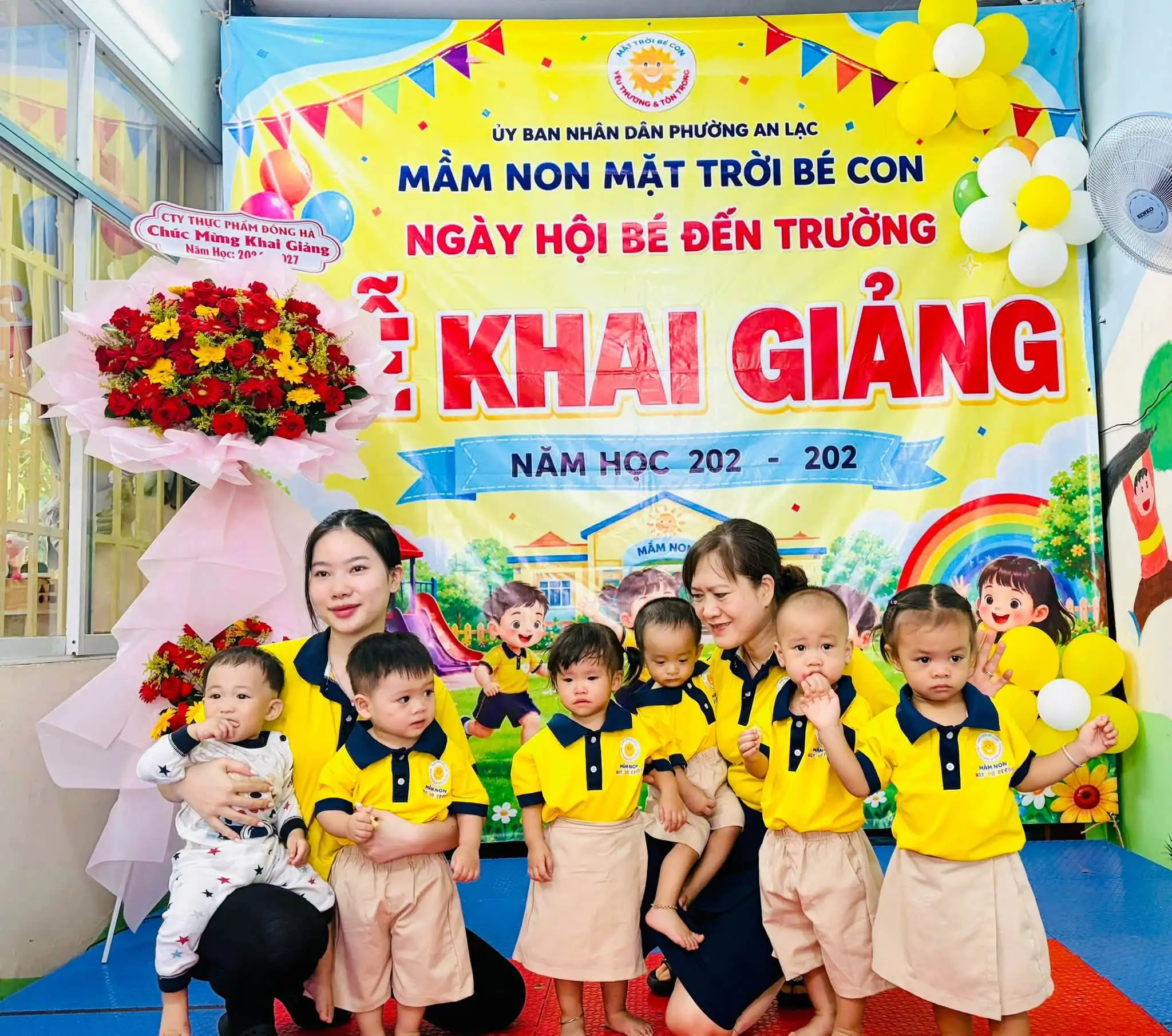 Hoạt động khai giảng tại mầm non uy tín Bình Tân