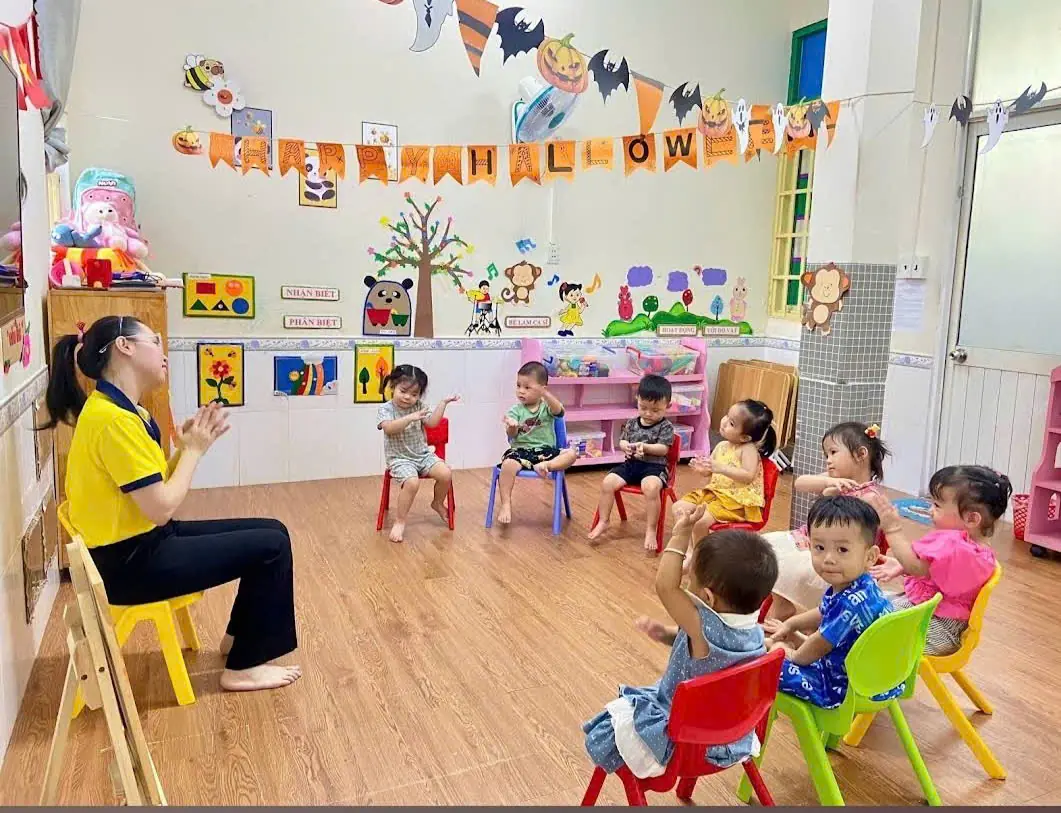 Kh&ocirc;ng gian học tập tại mầm non uy t&iacute;n An Lạc