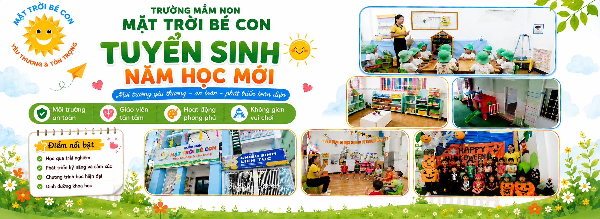 TRƯỜNG MẦM MĂT TRỜI BÉ CON